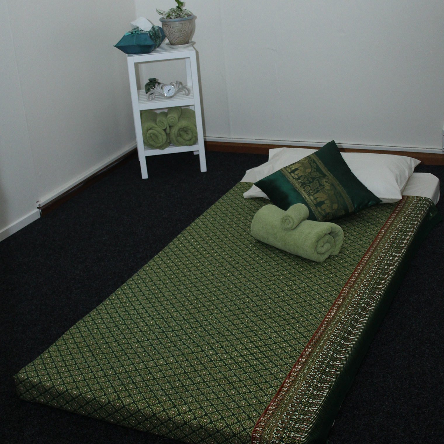 Green massage room Jade Wanganui