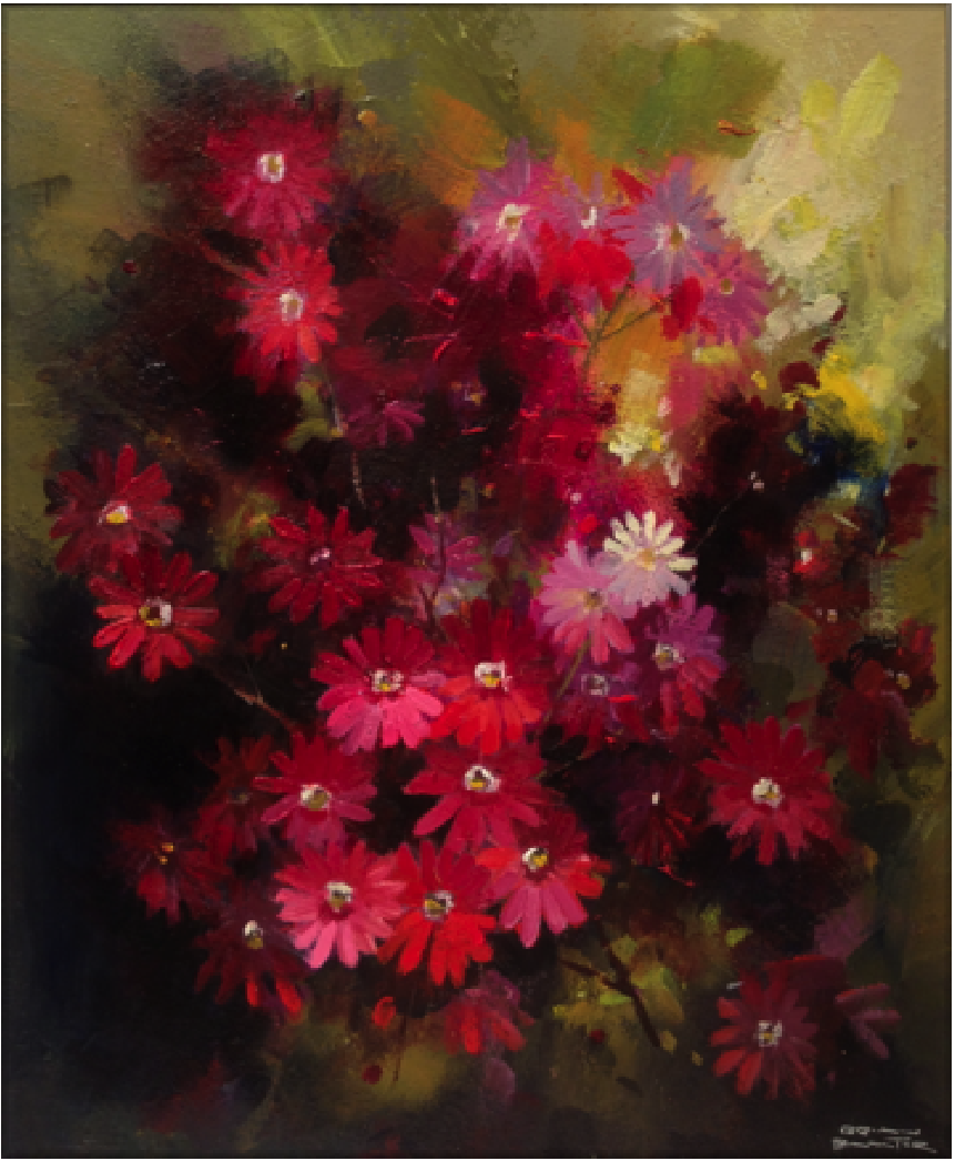 Red Daisies by Brian Baxter