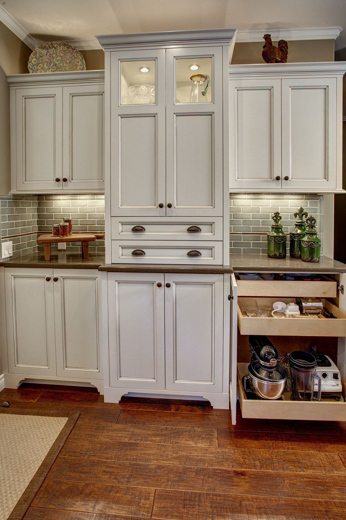 Kitchen banquette with storage. cabinet storage bench. corner ...