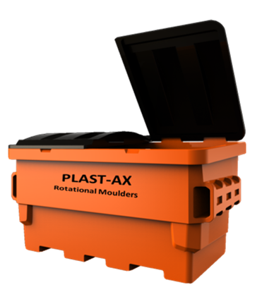 Plast-ax All Plastic Front End Load 1.5m3 for Waste & Recycling