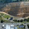 The open pit Martha Gold mine