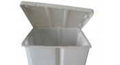 plastic waste bins