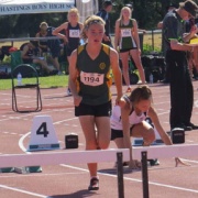 Paris Munro at NZSS Athletics Champs, 80 mtr Hurdles.