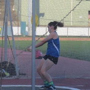 Sophie Andrews threw a school record (40.67) in the Intermediate Girls Hammer for a great 5th placing, NISS Athletics 17-19 April 2017.