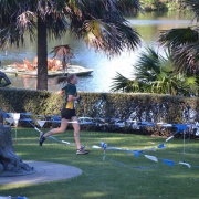 'Round the Lake Relay' at Virginia Lake, 11/9/17.