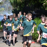 'Round the Lake Relay' at Virginia Lake, 11/9/17.