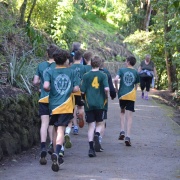'Round the Lake Relay' at Virginia Lake, 11/9/17.