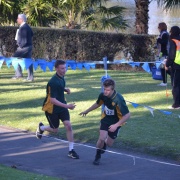 'Round the Lake Relay' at Virginia Lake, 11/9/17.