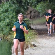 Emma Rainey claimed the U19 girls race at the annual WHS Cross Country at the new venue Virginia Lake, Chronicle 19/5/16.