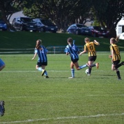 Inter-school clash with Collegiate - Girls 1st XI Football drawing 1-1, 23/8/17.