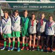 WELL DONE to the Central U18 Boys Hockey Team who won SILVER & Girls who won GOLD at the Nationals! Photo: Jordan Cohen, Patrick Madder, Ryan Gray, Emma Rainey, Joanna Bell & Rebecca Baker, July 2017.