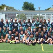 WHS & Wanganui Park Secondary School Jnr netball students from Shepparton, Melbourne, 21/11/17.