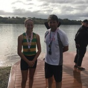 Niamh Monk won BRONZE in the U16 Girls Single at the NISS Rowing Champs at Lake Karapiro, March 2017.