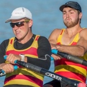 Former WHS students, Luke Watts & Hugh Pawson got SILVER in the men's senior double sculls at the NZ Rowing Champs, Feb 2017.