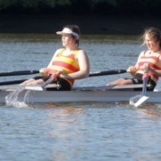 JESSICA BROUGHAM & KAYLA SPENCER completed a stunning summer on the water with GOLD in the girls U-18 double sculls at the 2015 Maadi Cup at Lake Karapiro.