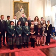WHS recipients of 2014 GOLD Duke of Edinburgh Awards at Government House.