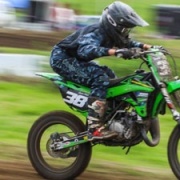 JAXON WATT is 1st overall 12-16 year 85cc class leading into 5th & final round, Winter Series Jnr MX Academy, Aug 2017.