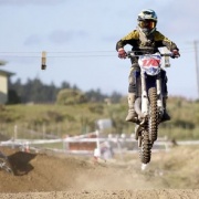 Riki Wainhouse in action at Landguard Rd, June 2017