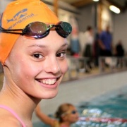 SARYA LOWER won GOLD 15yr girls 50 breast stroke, 200m indiv medley & 100m freestyle, WN Long Course Champs, 20-22 Jan 2017.