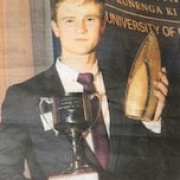 Whanganui judo exponent & former student FINN BROWN named Manawatu Campus Sportsman of the Year, Chron 19/10/17.