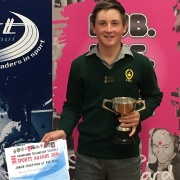 Whanganui High School's shooter, BRADLEY MCDOWELL WON JUNIOR SPORTSMAN OF THE YEAR, 26/10/16.