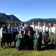 NZSS Waka Ama Nationals 19>23 March 2018. WHS students at Lake Tikitapu (Blue Lake).