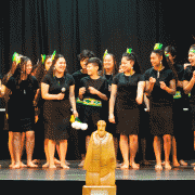 Kapa Haka performing.