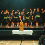 Kapa Haka performing.