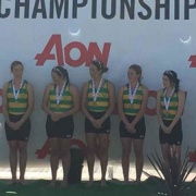 Girls U17 Squad BRONZE Medal, NISS Rowing Champs at Lake Karapiro, 2-4 March 2018.