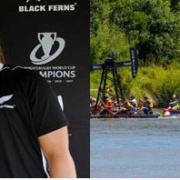 Sosoli Talawadua (nee Tofa) returned to her hometown with Black Fern teammate Toka Natua to be auctioned off at annual charity event, Whanganui's River Raft Race & lend their strength to a team, Chronicle 19/2/18.