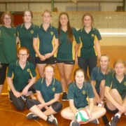 Y12 Senior Girls Social Volleyball Team - Whanganui schools comp at Jubilee Stadium, 4/4/18.