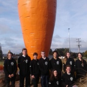 WHS Ski Team in Ohakune visiting 'The Big Carrot' - NISS Snow Skiing Champs held on Whakapapa Ski Field, 17-19 September 2018.
