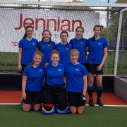 CONGRATS to the eight WHS students in the Whanganui U15 Hockey Team claiming SILVER at the National Champs in Carterton, Back L-R; Georgia Forrester, Rhiannon Clutterbuck, Baylie Hilbourne, Maggie Jones, Carys Pram. Front L-R; Olivia Smith (Captain), Kyla Manville, Charlotte Baker; 6/10/18.