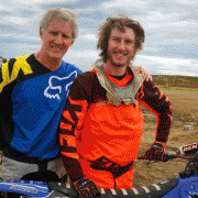 Trent McInlay (ex WHS) broke his back 3 yrs ago now he is back racing with his dad Grant at Landguard's Bluff. He is leading his class Winter MX series this season in his comeback series - a remarkable achievement given the severity of his injuries, Chron 17/7/18.