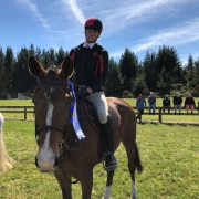 Former student Nicholas O'Leary on Helena; 3rd in his Equitation & 2nd individually Overall; NI Showhunter Team Champs in Foxton 28-30 September 2018. 