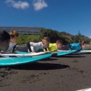 International students Surf Trip, New Plymouth 14/3/18.