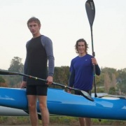 Liam Lace (left), Lucas Thompson, Jack Clifton & Sophie Brooke, all students from WHS, are primed to impress in the Kiwi junior team at the Asia Pacific Sprint Kayak Regatta in Adelaide this weekend, Chronicle 10/5/18.