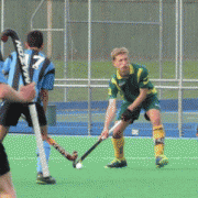 WHS 1st X1 boys hockey captain Jordan Cohen takes control during his side's 3-0 win over Wanganui Collegiate during Founders Cup play during Tournament Week in Palmerston North, Chronicle 6/9/18.
