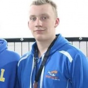ETHAN BRYERS with his BRONZE in the 400m 14yr boys 400m freestyle, National Short Course Swim Champs. Ethan was also 5th 200m ind medley & 200m freestyle, 6th 400m IM & 9th 1500m freestyle. Cayden Earles came away with 4 top-10 placings; Chronicle 10/10/18.