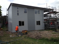 Scaffold coming down