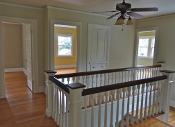 Upstairs Landing After Paint & Light Fixture 