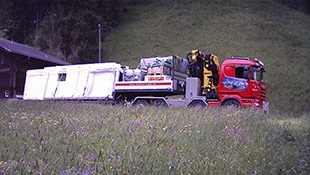 Kranlastwagen