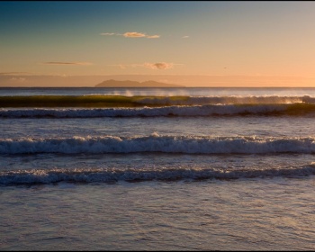 Looking out to Mayor Island