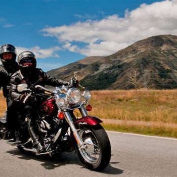 Harley Davidson Chauffeured Passenger Tour New Zealand