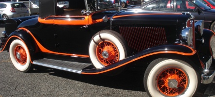 A 1931 Auburn, one of the few model of cars that sold well during the Great Depression 