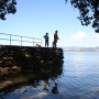 The stone jetty at Anzac Bay