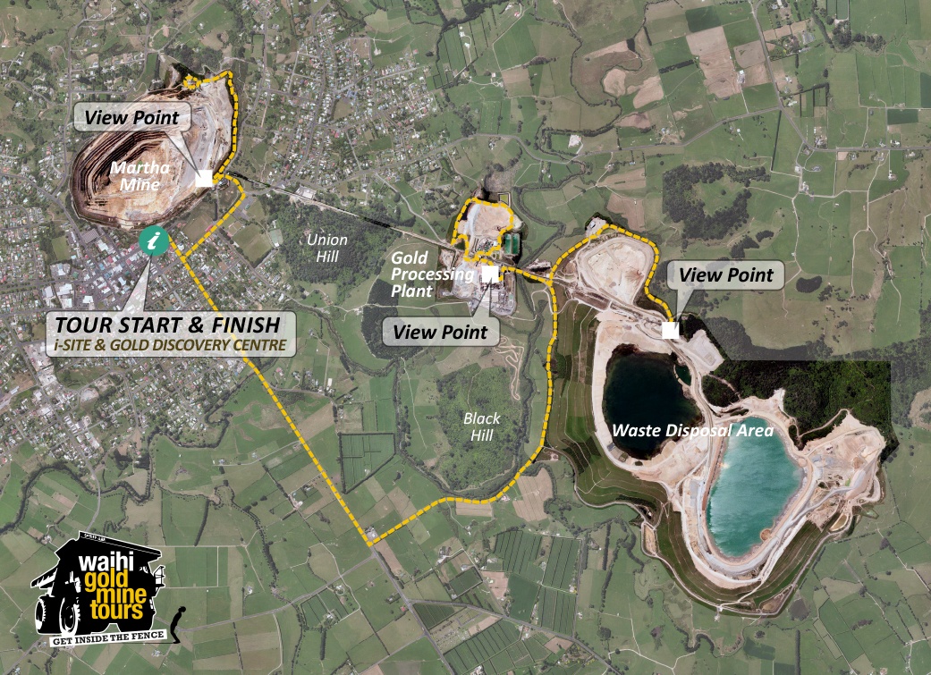Waihi Gold Mine Tours Gold Mining Tours, Working Gold Mine, Mining